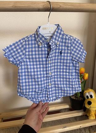 Сорочка polo ralph lauren розмір 0-3 місяців