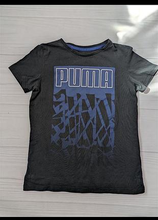 Футболка puma синя 10-12р