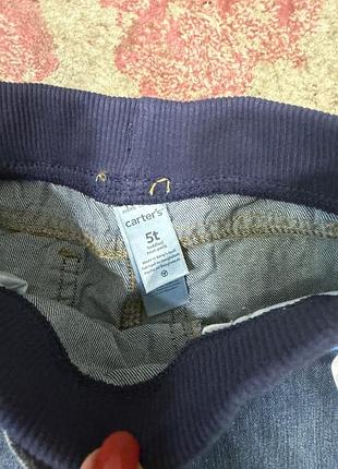 Джинсы carters 5 лет 2
