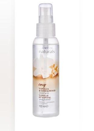 Лосьйон-спрей для тіла "ароматна ваніль і сандалове дерево" naturals, 100 мл