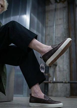 Шкіряні лофери vans vault penny loafer / оригінал