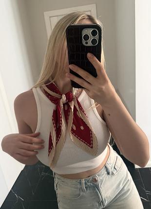 Шовкова плісирована хустинка
