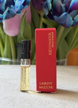 Оригинальный пробник парфюмированная вода red d'amour laurent mazzone parfums