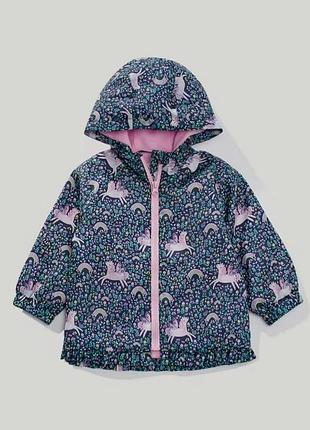 Весенняя куртка ветровка дождевик на девочку