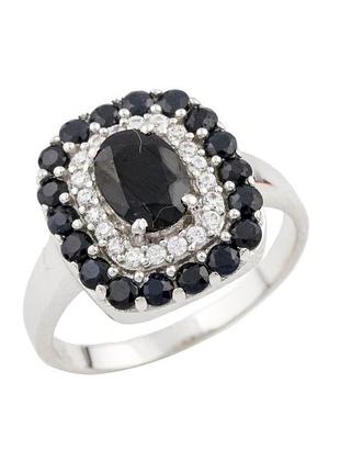 Серебряное кольцо с натуральным сапфиром 2.188ct (18см размер) 0468877