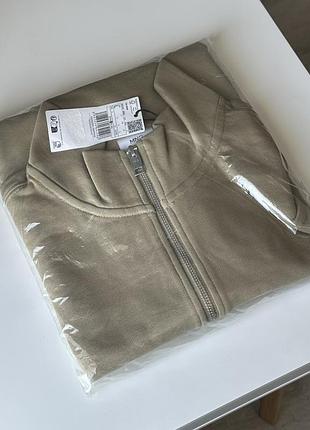 Мужская хлопковая 1/3 zip кофта mango оригинал, джемпер с воротником манго