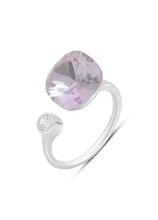 Серебряное кольцо с фианитами (17.5/19 см размеры) 660002383