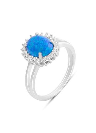 Серебряное кольцо с опалом 1.265ct (17см размер) 2190493