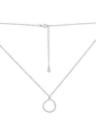 Серебряное колье с фианитами (450-500мм размер) 2186984