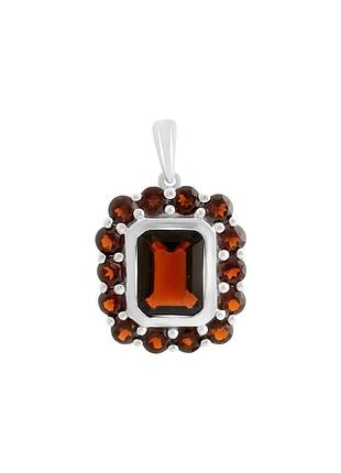 Серебряная подвеска с гранатом 4.575ct (2181392)