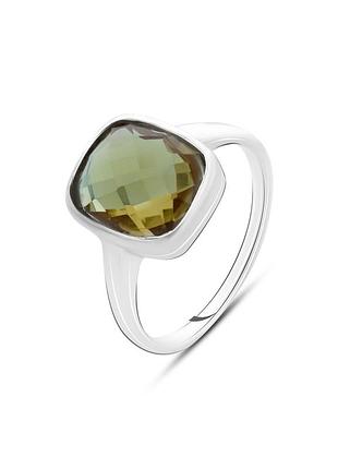 Серебряное кольцо с султанит султанитом 4.993ct (17см размер) 2050964