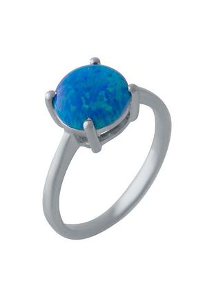 Срібне кільце з опалом 1.158ct (17 см розмір) 2028727