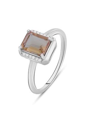 Серебряное кольцо с султанит султанитом 1.916ct (18см размер) 2084815