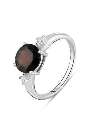 Серебряное кольцо с натуральным гранатом 2.566ct (17см размер) 2104124