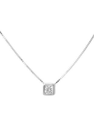 Серебряное колье с фианитами (400-450мм размер) 2160984