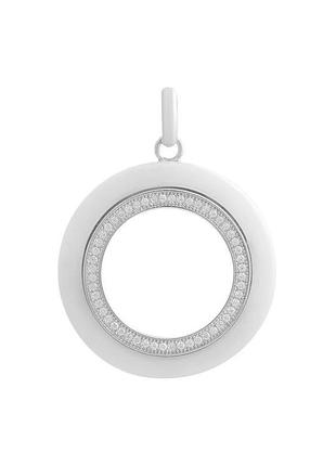 Серебряная подвеска с керамикой (676888511)