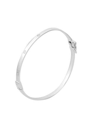 Серебряный браслет без камней (18см размер) 678196157