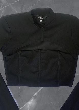 Лонгслів з вирізом