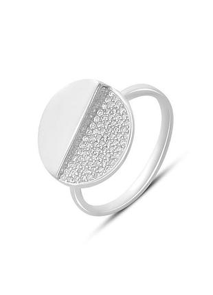 Серебряное кольцо с фианитами (18см размер) 670694511