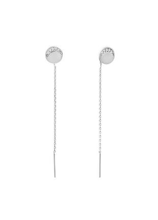 Золоті сережки з фіанітами 0.1ct (213848802)