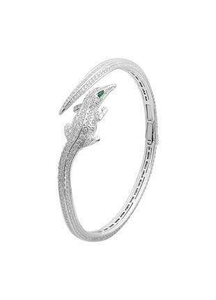 Серебряный браслет с фианитами (18см размер) 2175636