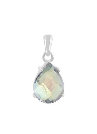 Срібна підвіска з містик топазом 2.9ct (2158004)