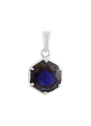Серебряная подвеска с сапфиром 4.01ct (2157649)