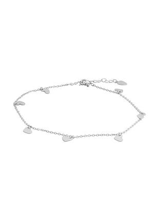 Серебряный браслет на ногу без камней (23-26см размер) 2144199