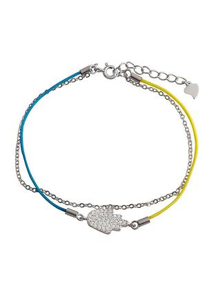 Серебряный браслет с фианитами (17-20см размер) 2133865
