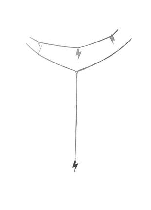 Серебряное колье без камней (450-500мм размер) 1993774