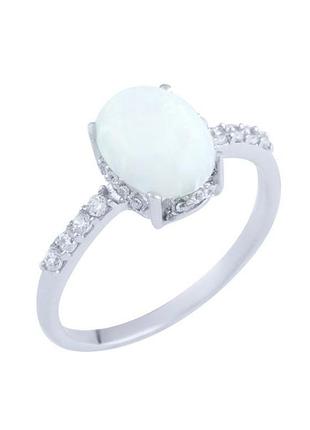 Срібне кільце з опалом 1.128ct (18.5 см розмір) 0474175