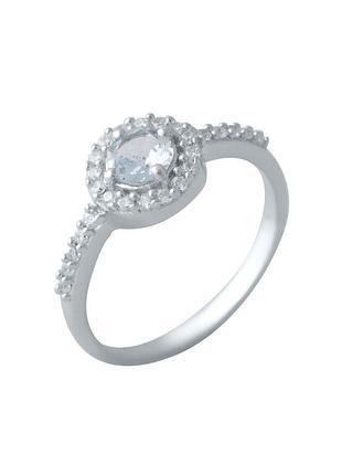 Серебряное кольцо с натуральным топазом 0.957ct (17см размер) 2018827