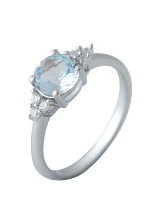 Серебряное кольцо с натуральным топазом 1.794ct (17.5см размер) 2018612