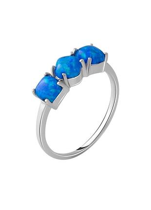 Срібне кільце з опалом 0.956ct (17/18 см розміри) 2050605