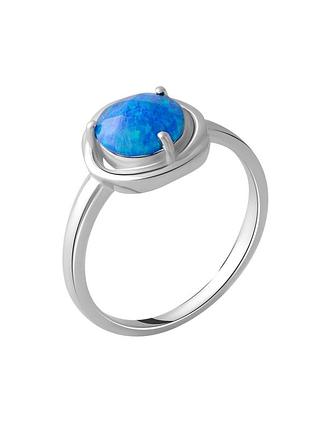 Срібне кільце з опалом 0.906ct (18.5 см розмір) 2050643
