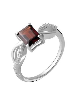 Серебряное кольцо с натуральным гранатом 2.308ct (17см размер) 2051596