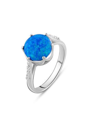 Серебряное кольцо с опалом 1.722ct (16.5/17 см размеры) 2028666