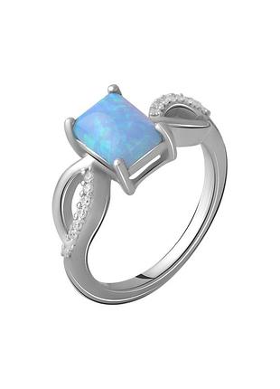 Срібне кільце з опалом 0.951ct (17.5 см розмір) 2060789