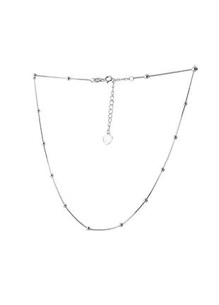 Серебряное колье без камней (400-450мм размер) 2066637