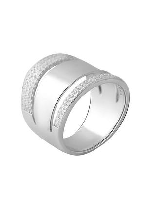Серебряное кольцо с фианитами (17см размер) 2056706
