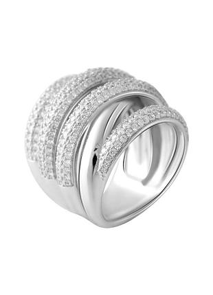 Серебряное кольцо с фианитами (17см размер) 2056713