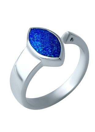 Серебряное кольцо с опалом 0.625ct (17/17.5/18/18.5 см размеры) 1919743