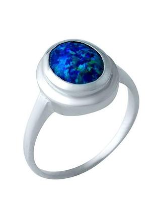 Срібне кільце з опалом 1.1ct (17.5/18 см розміри) 1921579