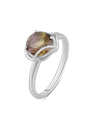 Серебряное кольцо с аметрином nano 1.767ct (18.5см размер) 2088639