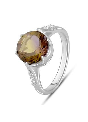 Серебряное кольцо с аметрином nano (18см размер) 2089056