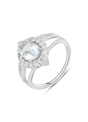 Серебряное кольцо с натуральным топазом 3.083ct (17.5см размер) 2129646