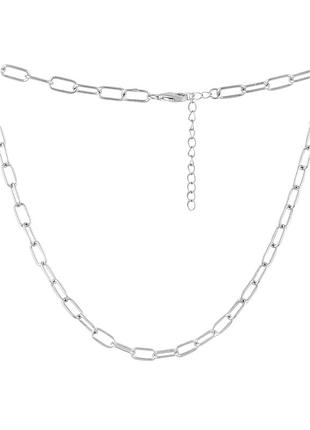 Серебряное колье без камней (450-500мм размер) 2126348