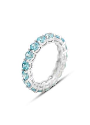 Серебряное кольцо с фианитами (17.5см размер) 660001914