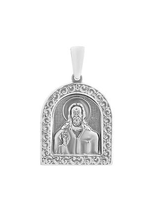 Серебряная подвеска без камней (2156154)
