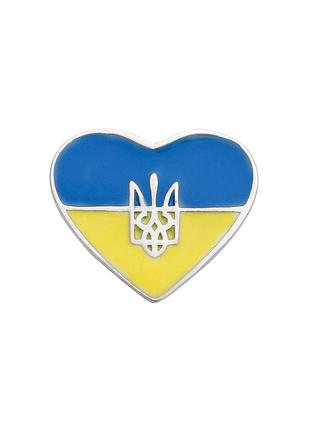 Срібна брошка з ємаллю (2157106)